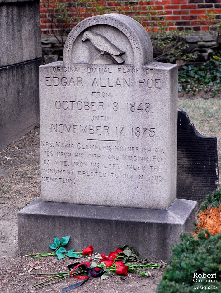 Poe's original burial site