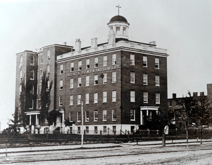 Hospital where Poe died