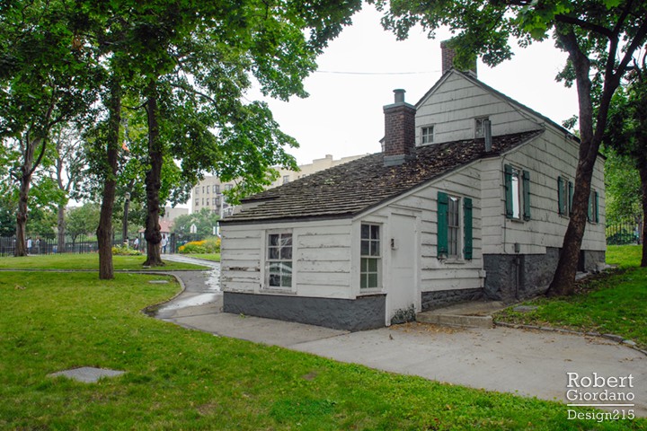 Poe Cottage in NYC, side